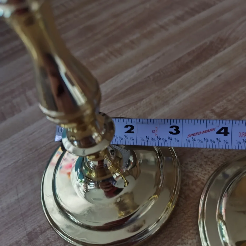 Baldwin Brass Candlestick Holders Pair
